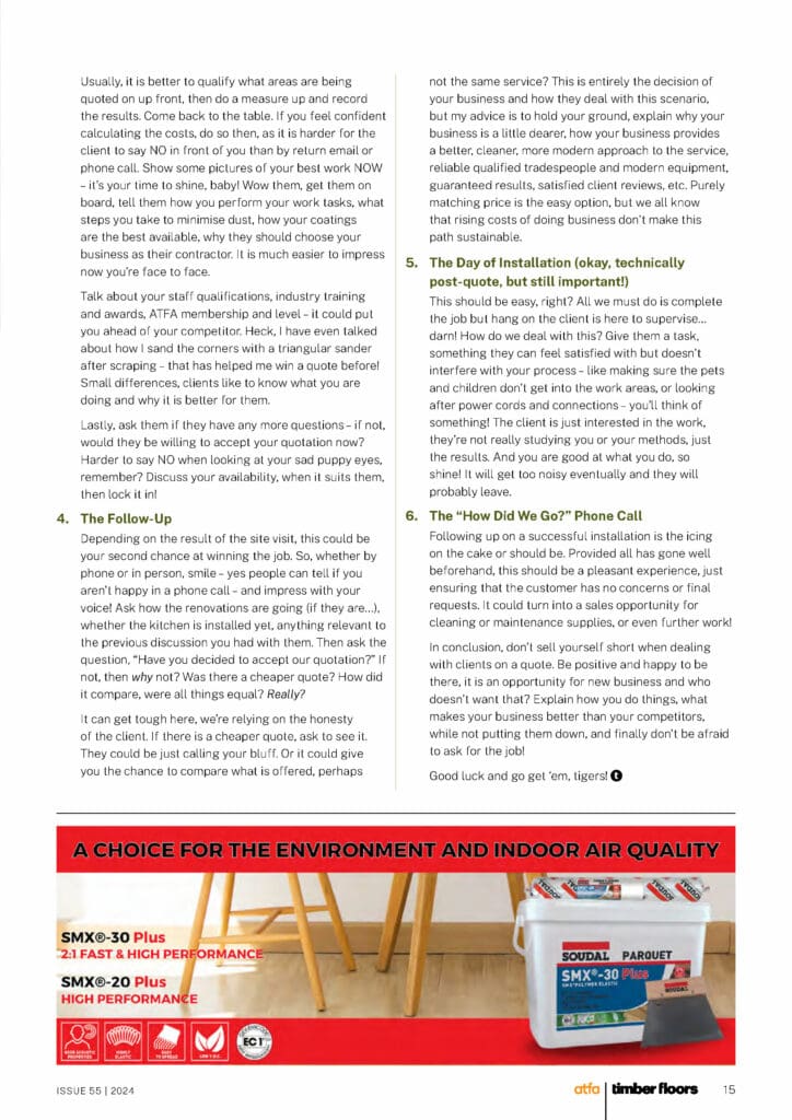 Pages from ATFA Timber Floors Magazine Issue 55 3 Page 2